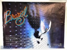 Movie / Film Poster - 1985 Brazil 40x30" approx., kept rolled, creasing in places, small tear at
