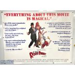 Movie / Film Poster - 1988 Who Framed Roger Rabbit 40x30" approx., kept rolled, creasing in places -