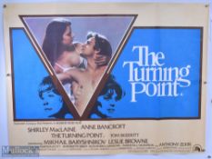 Movie / Film Poster - 1977 The Turning Point 40x30" approx., kept trolled, folds, creases