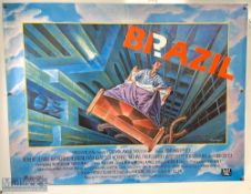 Movie / Film Poster - 1985 Brazil 40x30" approx., kept rolled, creasing in places, small tear at