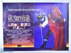 Movie / Film Poster - The Return of The Musketeers 40x30" approx., kept rolled, light creasing