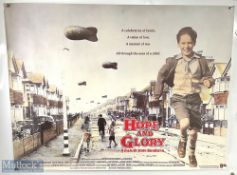 Movie / Film Poster - 1987 Hope and Glory 40x30" approx., kept rolled, creases and folds to edges