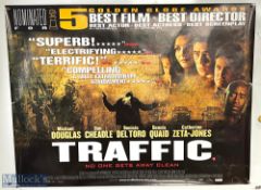 Movie / Film Poster - 2000 Traffic No One Gets Away Clean 40x30" approx., kept rolled, creasing in