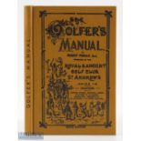 Forgan, Robert M A facsimile signed "The Golfer's Manual, including History and Rules of The Game
