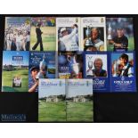 1984 -2000 The Open Golf Championship Programmes to include years of 1984, 85, 86, 87, 1990, x2, 91,