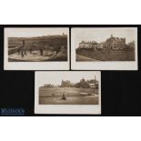 Collection of St Andrews Golf Links Postcards by Photographer James Patrick (3) - "Royal &
