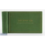 Rare "Golf Match Club Record Book 1897-1938" - 1st ed in the original green and gilt cloth