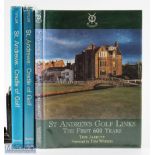 3x Modern Golf Books on the History of St Andrews Golf Links - Tom Jarrett - "St Andrews Golf