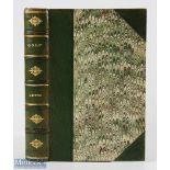 Leitch, Cecil - "Golf" 1st ed 1922 in the original green and gilt cloth boards and spine, containing