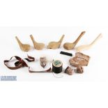 Golf Assortments - Interesting collection of Golf Club making materials to incl 5x head blanks 1x