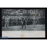 Rare Wrench Series James Braid Golf Champion 1901 & A Kirkaldy golfing postcard - James Braid