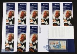 10x Jack Nicklaus 18x Major Golf Winner Collection of Royall Bank of Scotland £5 Bank Notes - to