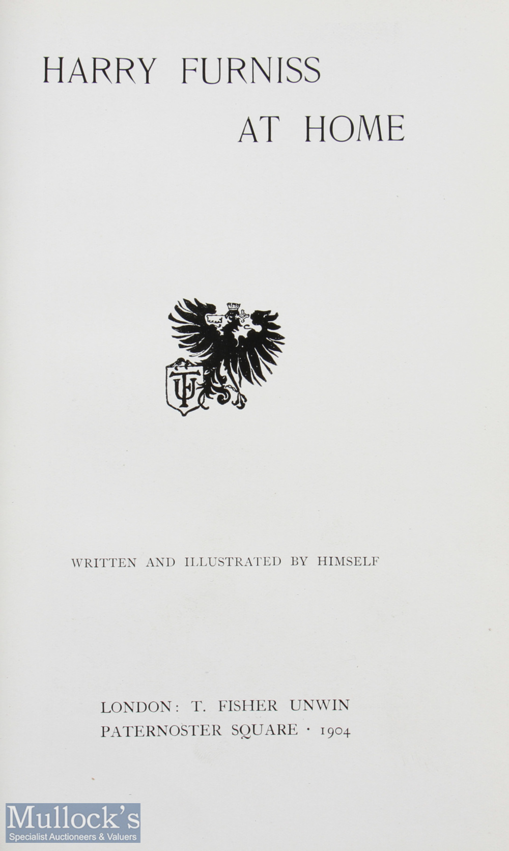 Harry Furniss (Humour) - "Harry Furniss at Home" 1st ed 1904 - publ'd Fisher Unwin London - in - Image 2 of 2