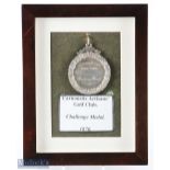 Fine and Rare Carnoustie Artisans' Golf Club Large Silver "Challenge Medal" (1870) engraved on the