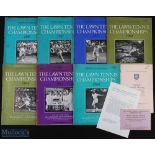 1957-1968 Wimbledon Tennis Programmes and general meeting 1966 booklet, to include 1st day 1957, 3rd