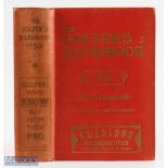 1950 The Golfer's Handbook 47th ed publ'd Edinburgh - Price 20/- in the original red and gilt