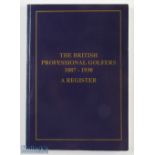 Jackson, Alan signed "The British Professional Golfers 1887-1930 A Register" 1st ed 1994 signed by