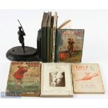 Collection of early Golf Instruction Books (8) scarce "How to Learn it by A-Q" 1st ed 1919 publ'd