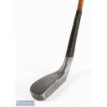 Scarce and Rare aluminium longnose scare neck putter - with spliced neck, stamped Bert Batley