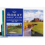 3x Scottish Golf Histories Books - The Moray Golf Club Lossiemouth 1889-1989 John McConachie Troon