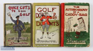 Stancliffe Collection of Amusing Golf Instruction Booklets from the early 1920s (3) "Golf Do's &