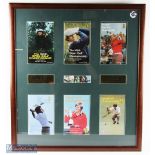 Tom Watson 5x Open Golf Champion - Collection and Display of Autographed Open Programmes (6) - to