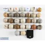 Assorted Selection of varying pattern golf balls in varying conditions incl a fives ball and a