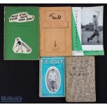 5x Period French Golf Books to include Old Caddie Le Golf a Livre Son Secret, Les Golfs de France