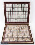 1934 John Player & Sons 'Cricketers 1934' Cigarette Cards a set of 50 framed cards, plus a cricketer