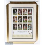 2005 England Cricket Ashes Signed Michael Vaughan Print, with COA, No.4 of 500 limited edition