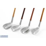 Alloy Mallet head putters (4) to include 2x Braid Mills Alloy mallet head Putters by the Standard