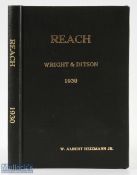 Rare 1930 "Reach Athletic Equipment" Spring & Summer Sporting USA Catalogue - Incorporating Wright &