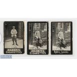 3x Ogden's Tabs C & F Series Cigarette Real Photograph Players Golf Cards c1901 - H Vardon (C.