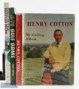 Henry Cotton 3x Open Golf Champion signed books: to incl My Golfing album 1st ed 1959 c/w very