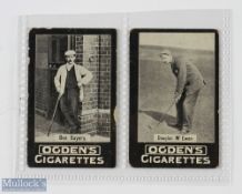 2x Ogden's Tabs Cigarette Real Photograph Scottish Players/Clubmakers Golf Cards c1901 -Ben