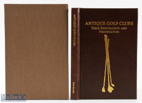 Kuntz, Bob and Wilson, Mark signed - "Antique Golf Clubs: Their Restoration and Preservation"