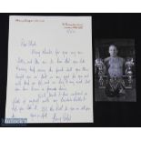 Boxing - Henry Cooper Boxing Autographs to include signed Photograph plus a handwritten letter on