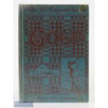 Linskill, W T - "Golf" 1st ed 1889 in original blue pictorial cloth boards, publ'd by George