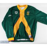 Vintage Replica Oasics South Africa Cricket ODI lined Shirt - England World Cup 1999, long sleeve