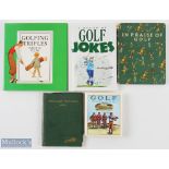 Selection of Early Golf Story Books (5) Sapper "Uncle James's Golf Match" in original green and gilt