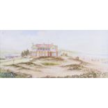 Eustace Register signed watercolour "The Golf Club Hunstanton" signed lower left and described lower