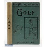 Everard, H S C - "Golf in Theory and Practice - Some Hints to Beginners" last ed 1910 - publ'd by