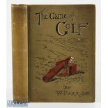 Park, W Jnr - 'The Game of Golf' 1896 1st edition original decorative pictorial cloth boards and