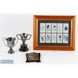 Various Golf Trophies - all are silver plated to include 1955 GHGC Chawner Cup, GHGC Robertson Cup