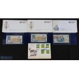 2 x Tom Morris Royal Bank of Scotland five-pound banknotes - celebrating 250 Anniversary of The