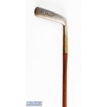 Bobby Locke gift to Caddie - Slazenger Gradidge 'Bobby Locke' autographed Gem style blade putter