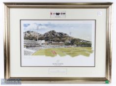 1995 Neil Burns Testimonial Cape Town South Africa, Limited edition signed print No.303/875 signed
