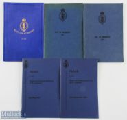 Collection of Royal & Ancient Golf Club of St Andrews Rule and List of Members Handbooks from 1930/