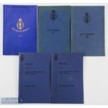 Collection of Royal & Ancient Golf Club of St Andrews Rule and List of Members Handbooks from 1930/