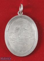Rare and early 19th c The Bruntsfield Links Golfing Society Silver "Golf Subscription" Oval shaped